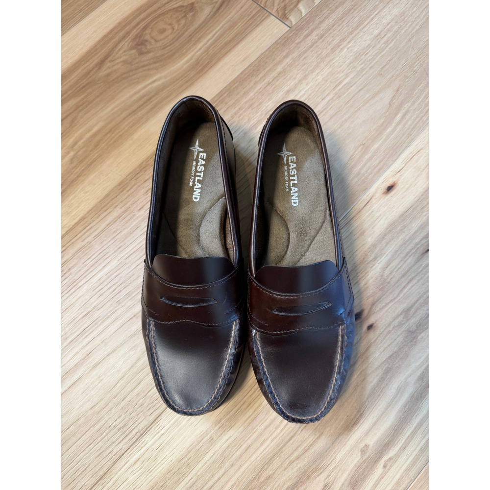 Eastland Classic II Penny Loafer Womens Brown Leather SZ 8.5 Preppy Old Money